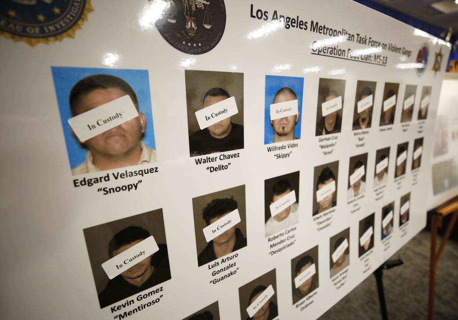 Source-feed image associated with MS-13 gang members found guilty of killing three people — dismembering one — in Angeles National Forest