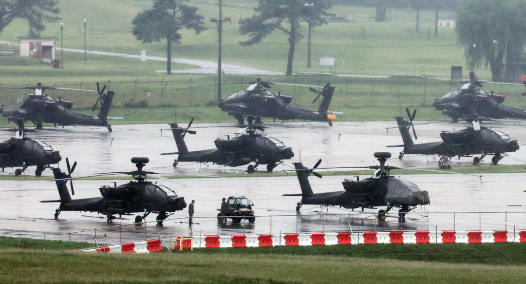 Source-feed image associated with U.S.-South Korea military drill wraps up early, a day after North Korea's missile barrage