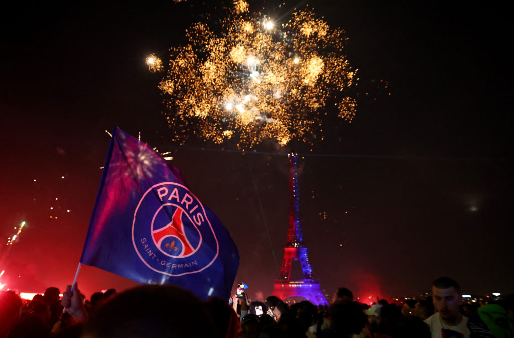 Source-feed image associated with Hundreds detained in France after violence erupts following Paris Saint-Germain victory