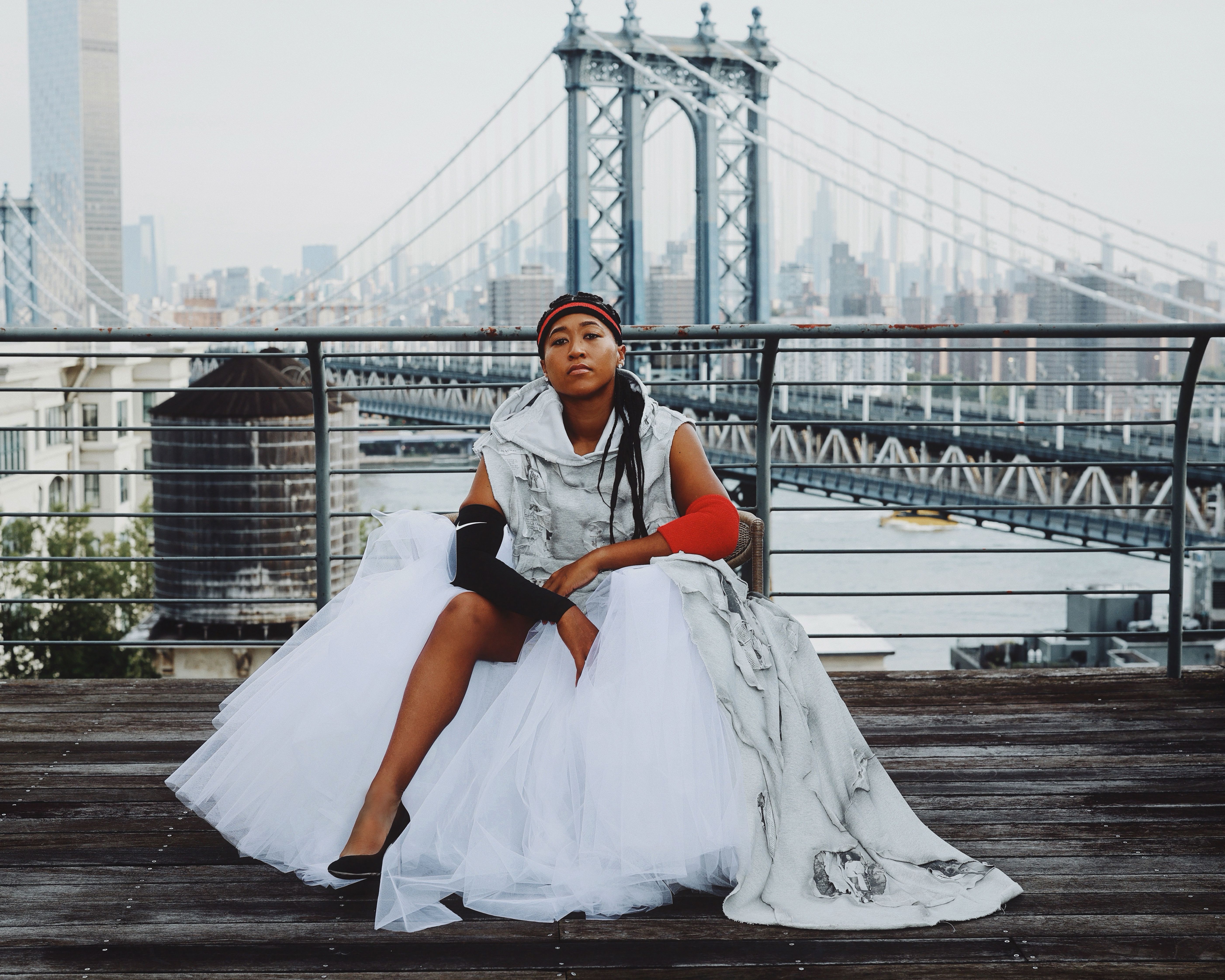 Source-feed image associated with Naomi Osaka on Channeling Allen Iverson and NYC in Custom Who Decides War at the 2026 US Open