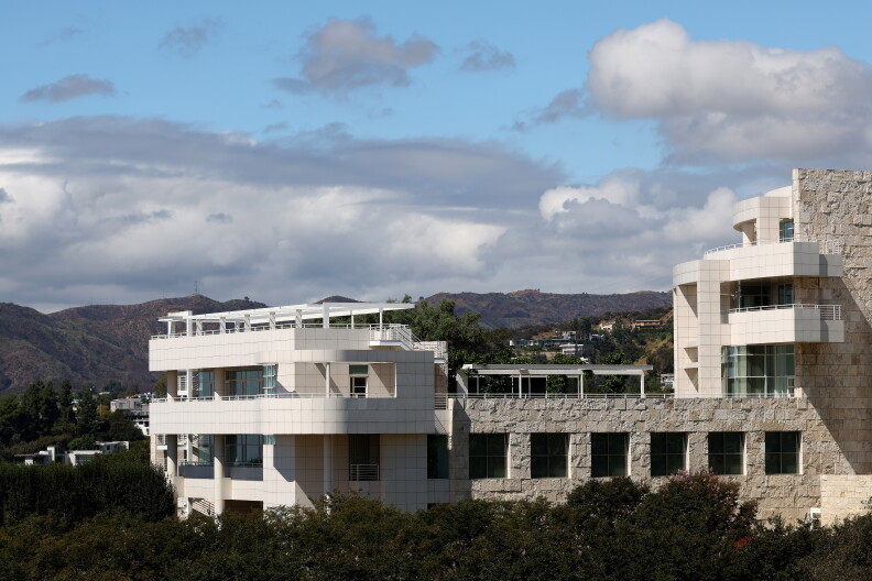 Source-feed image associated with Getty Center joins growing list of LA landmarks hosting World Cup watch parties