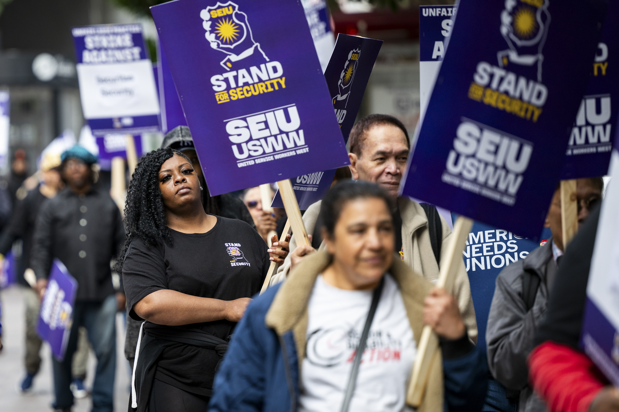 Source-feed image associated with Bay Area Security Workers Guarding Big Tech Offices Strike