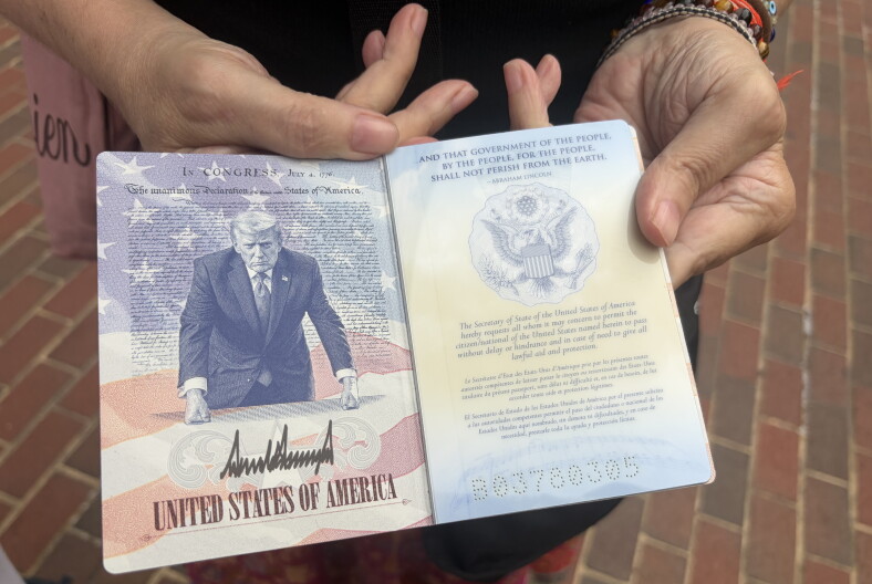 Source-feed image associated with New US passports with Trump's image are available. Here's how to get (or avoid) one