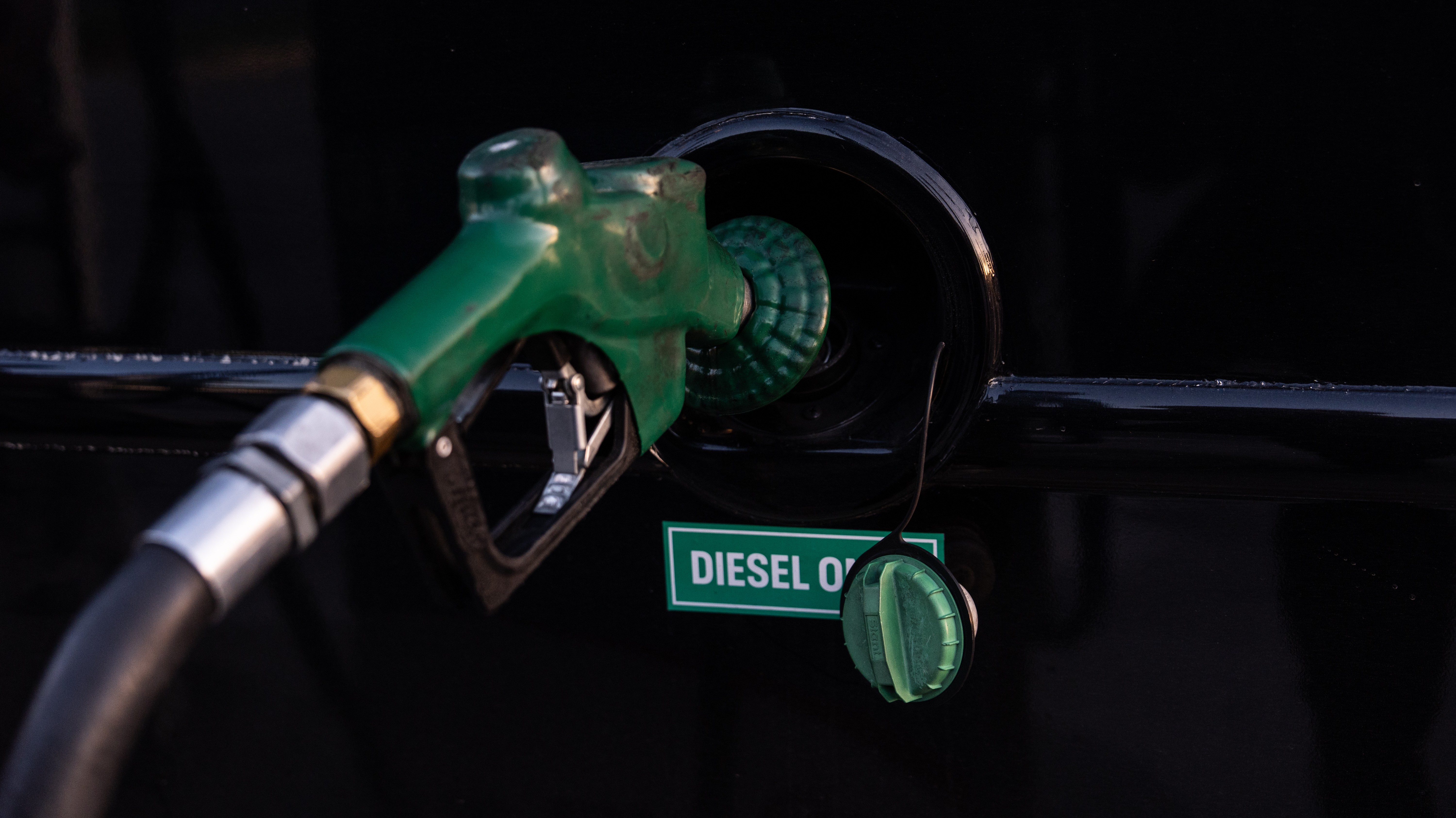 Source-feed image associated with US diesel prices hit a record high of $5.85 on average as the Iran war disrupts the flow of fuel