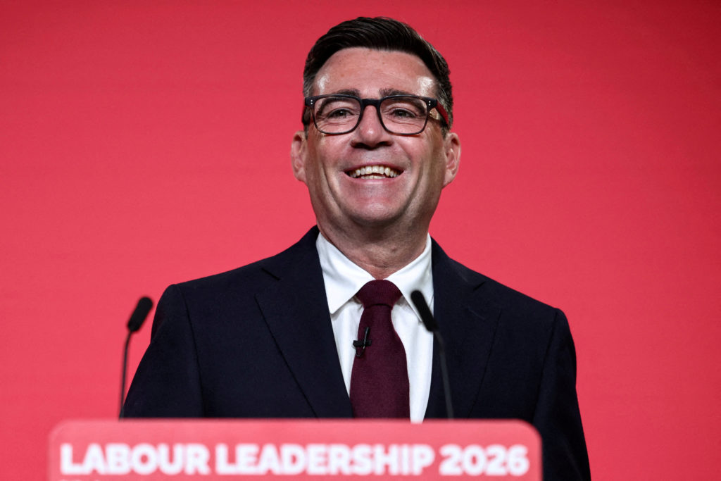 Source-feed image associated with Andy Burnham is declared leader of UK's Labour Party, pledges to restore hope