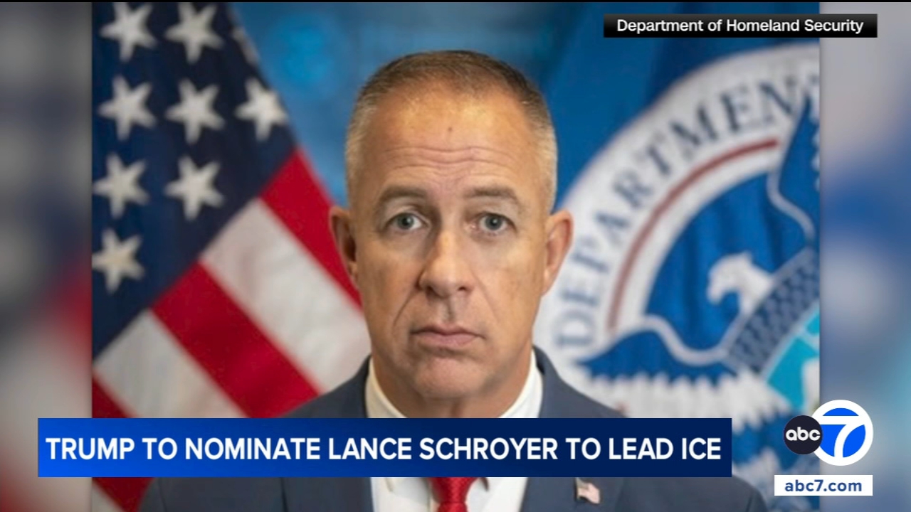 Source-feed image associated with Trump names Lance Schroyer as new ICE director nominee