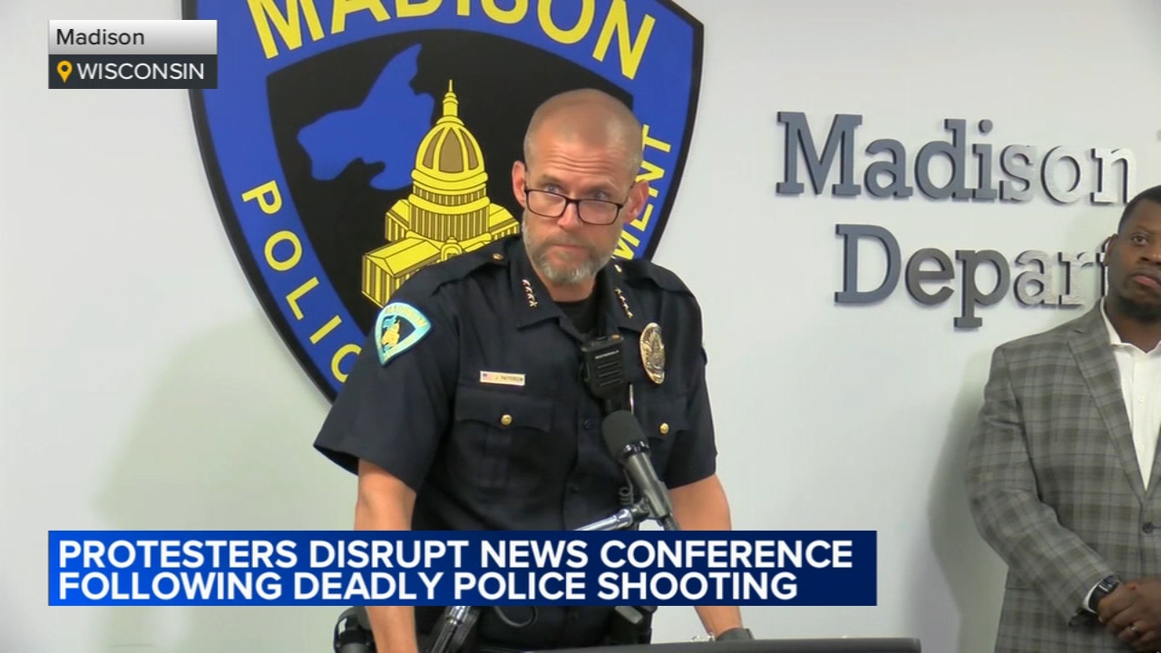 Source-feed image associated with Deadly Madison, Wisconsin police shooting of man with knife sparks protests