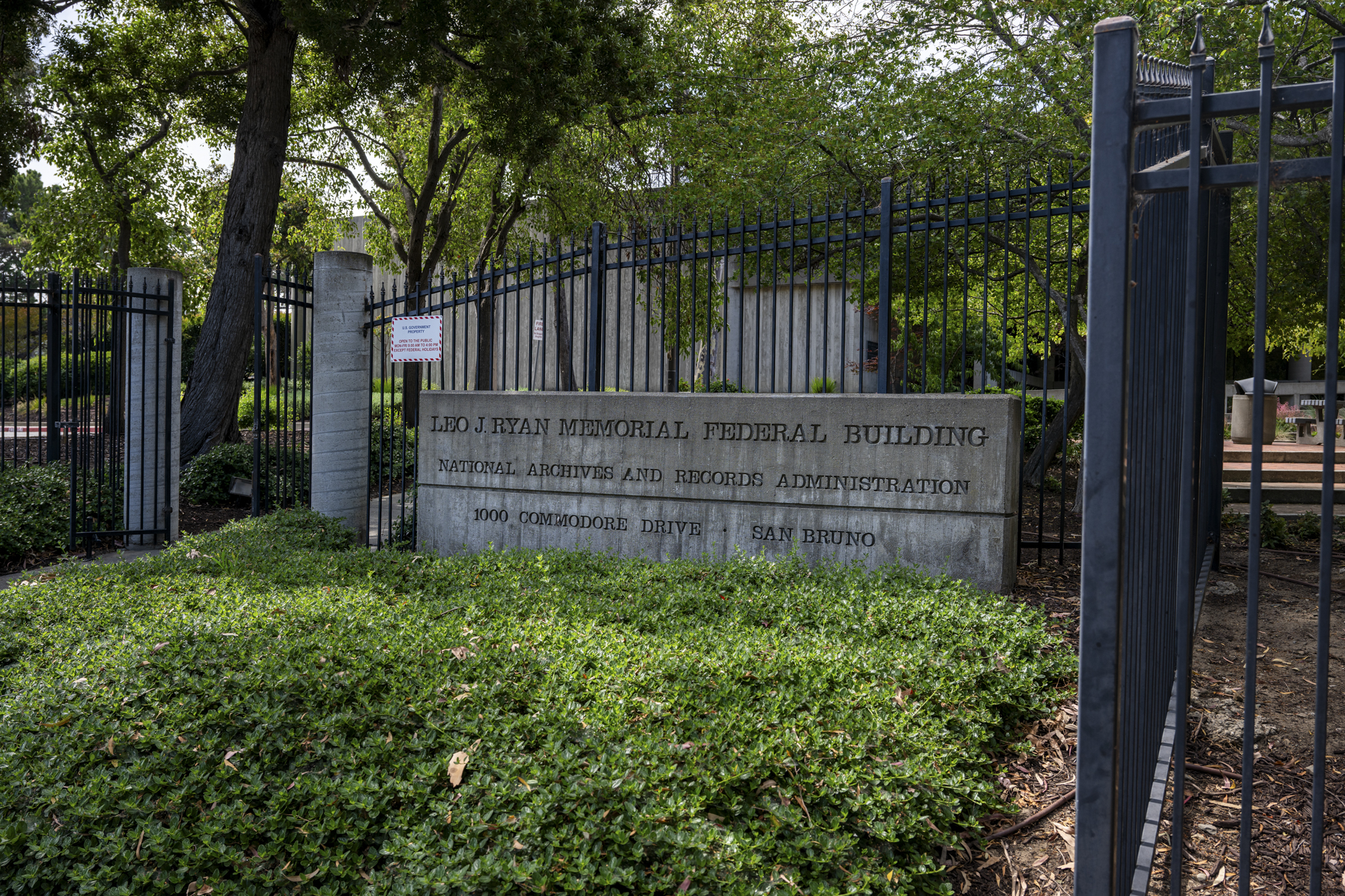 Image from linked report: Bonta Sues Federal Government to Stop Bay Area National Archives Closure