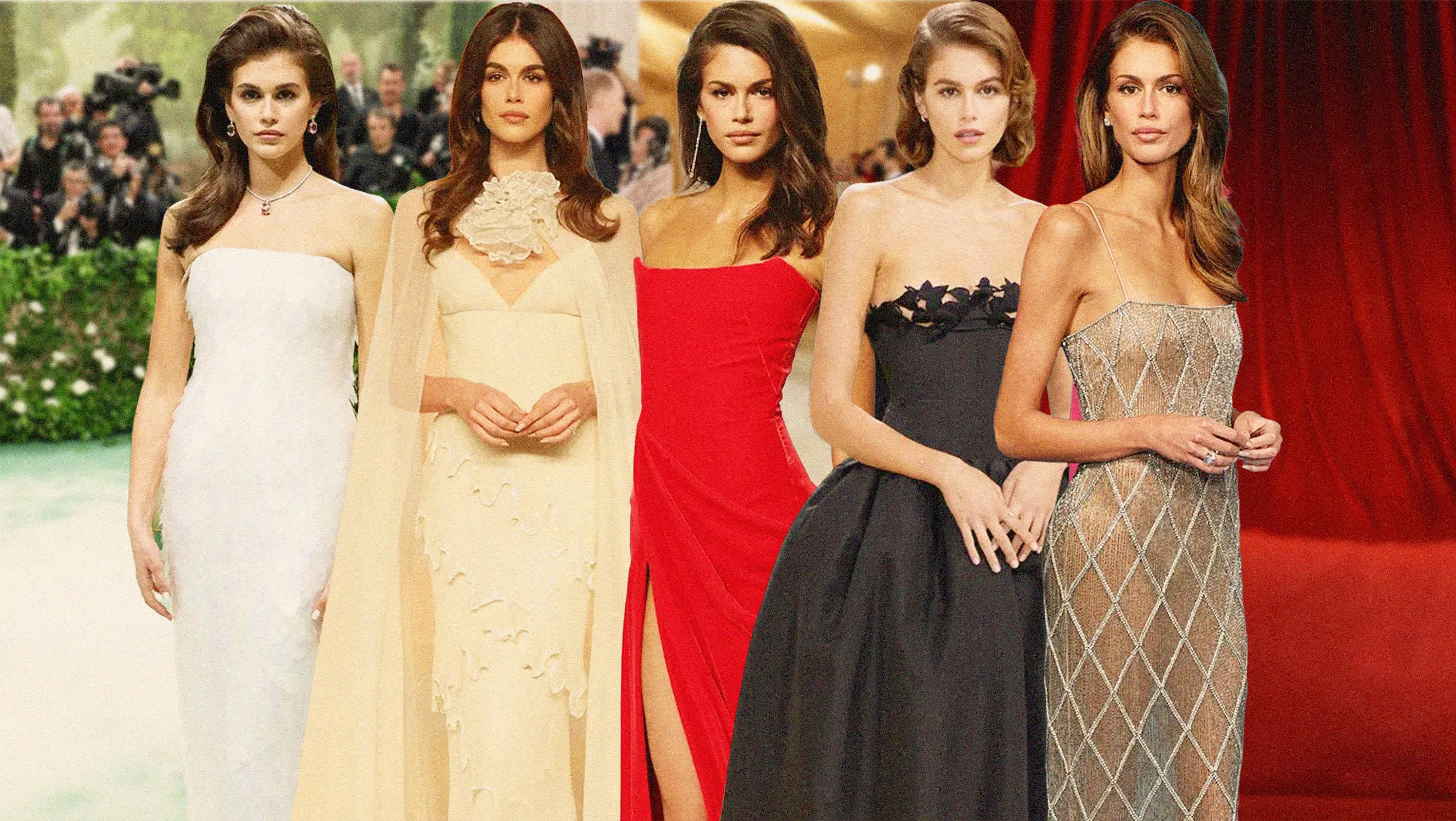 Source-feed image associated with Kaia Gerber’s Best Red Carpet Looks, From Stylish Teen to Supermodel