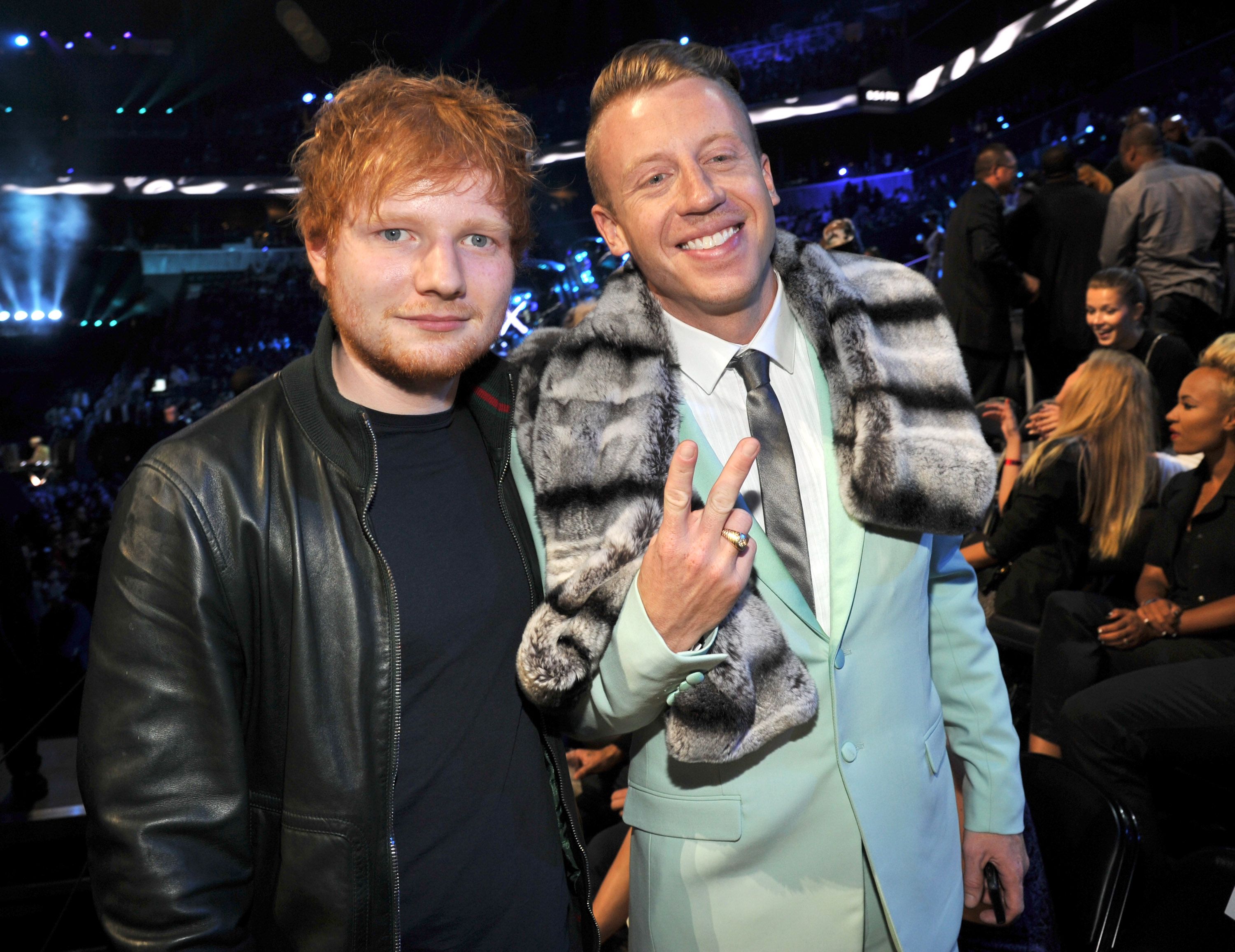 Source-feed image associated with Ed Sheeran Addresses Macklemore’s Removal From Tour in New Statement
