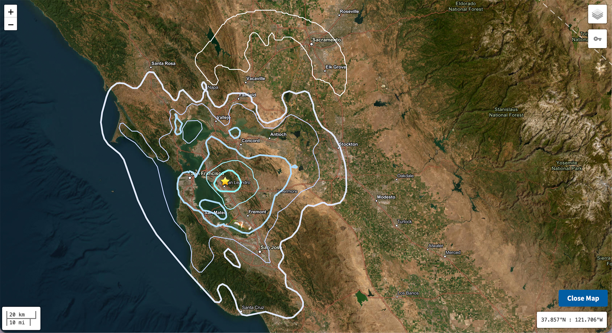 Source-feed image associated with 3.8 Magnitude Earthquake Rattles San Francisco and the East Bay