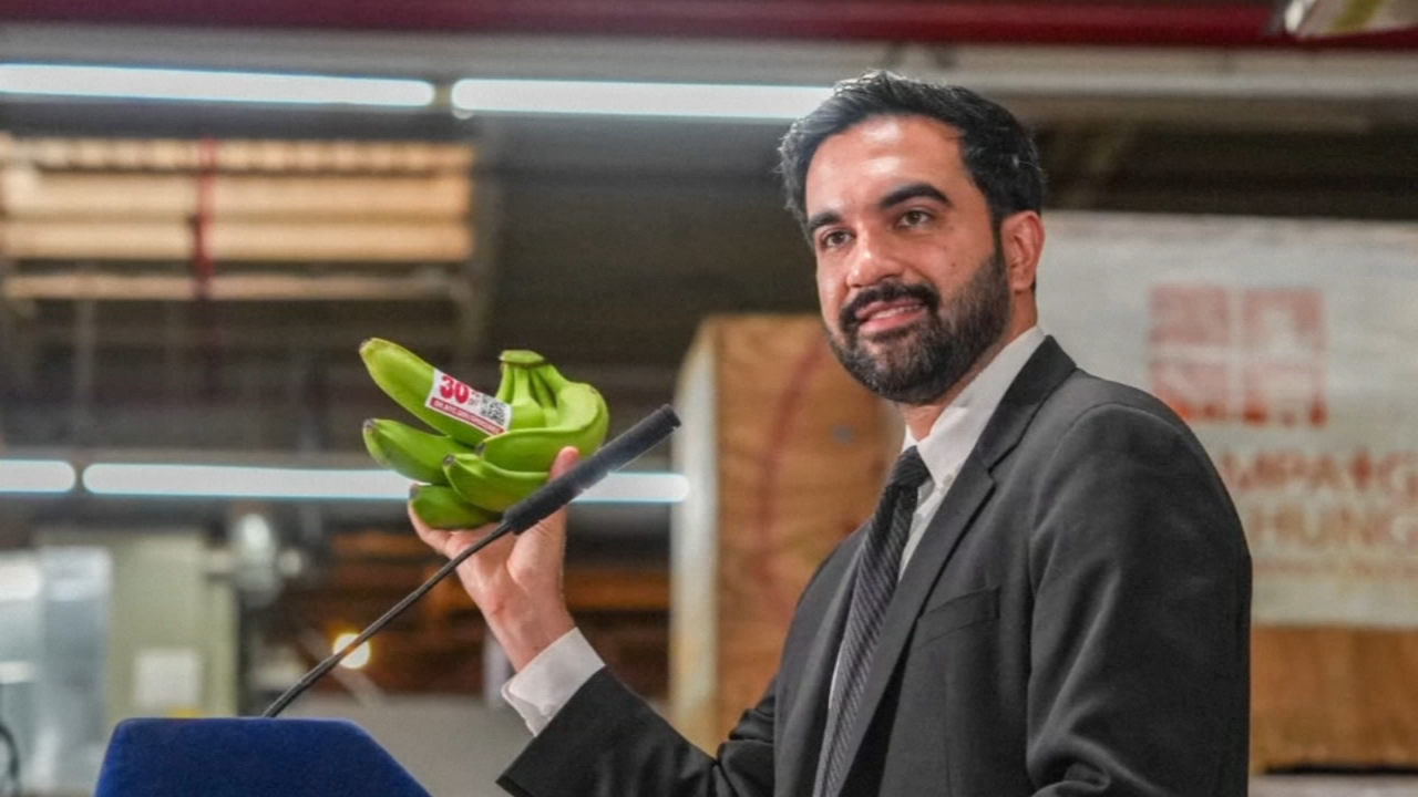 Source-feed image associated with NYC Mayor Zohran Mamdani outlines plan for city-owned grocery stores