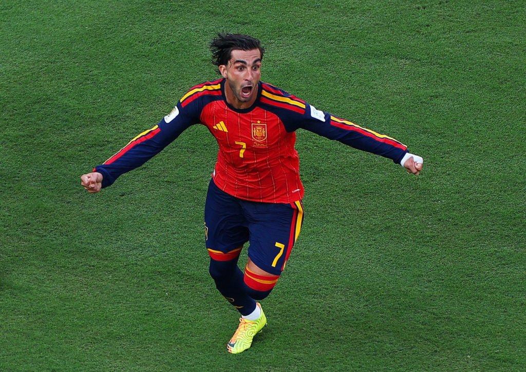 Source-feed image associated with PHOTOS: Spain wins the World Cup by beating Argentina 1-0 on Ferran Torres' goal in extra time