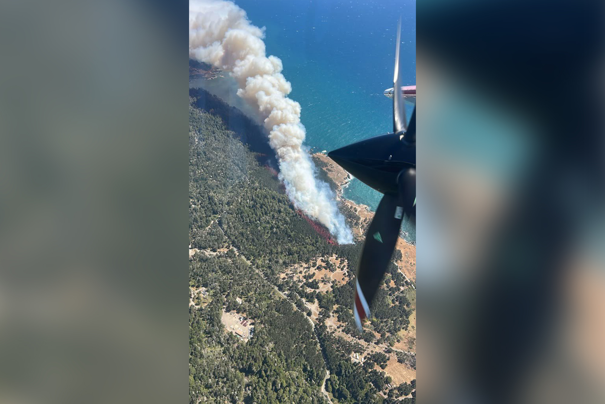 Source-feed image associated with Woodside Fire Brings Hazy Air to Much of North Bay