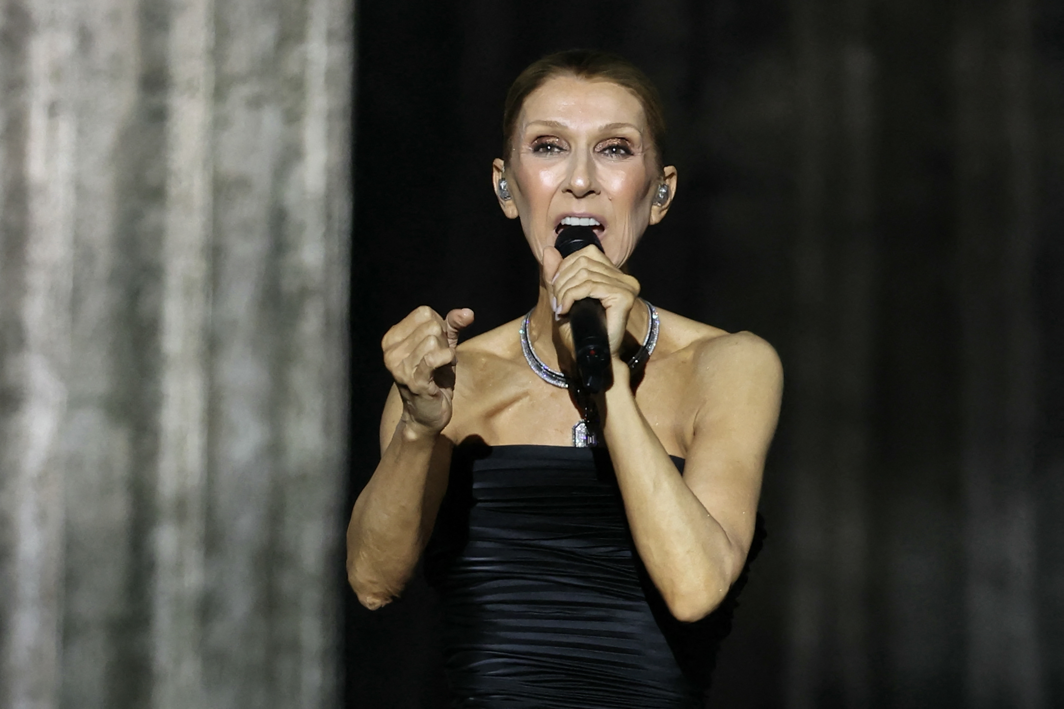 Source-feed image associated with Celine Dion Delivers Tearful Speech on Opening Night of Paris Residency: ‘I Had Promised Myself Not to Cry’