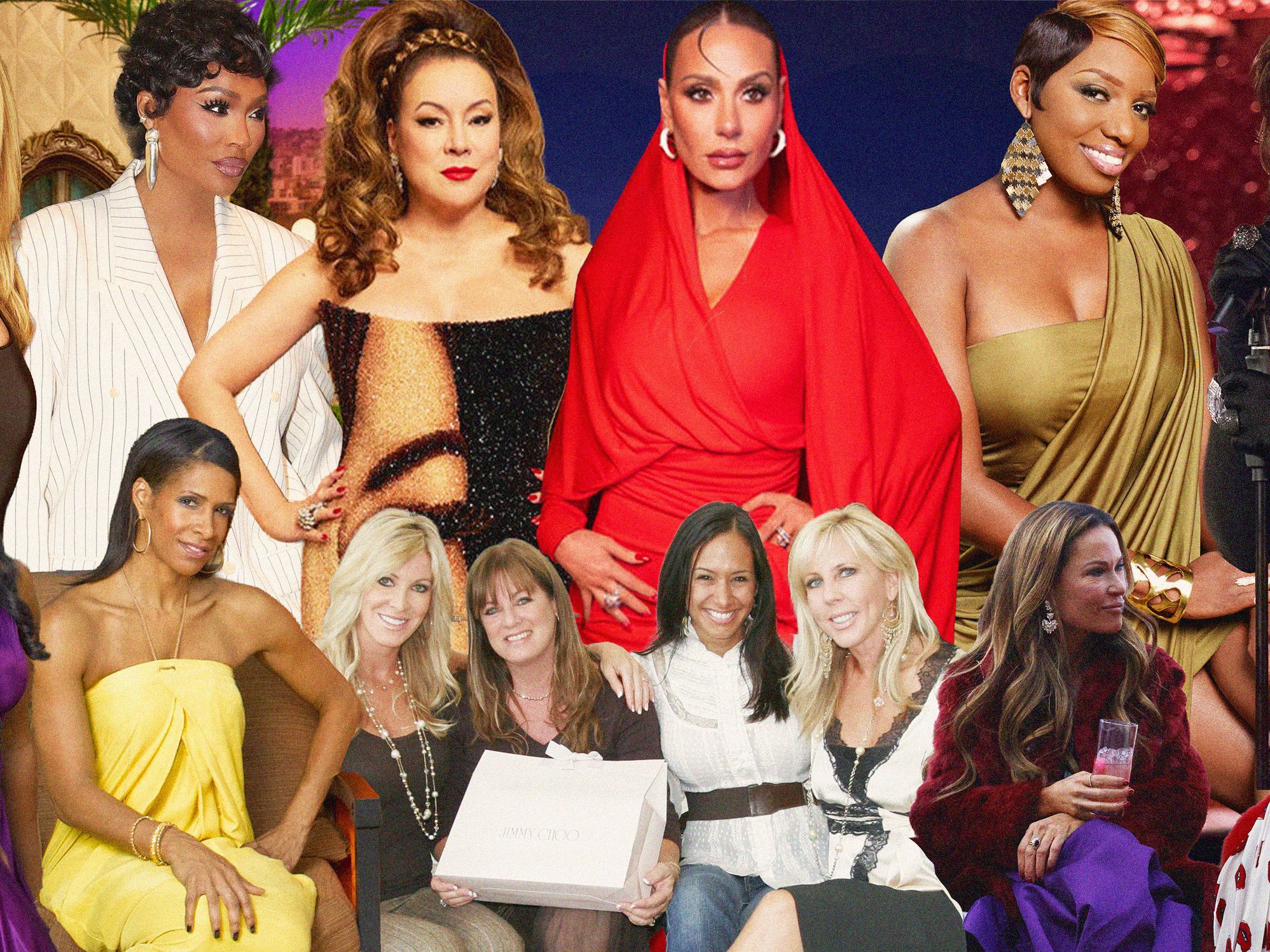 Source-feed image associated with How 'The Real Housewives' Went From Trashy TV to a High-Fashion Playground