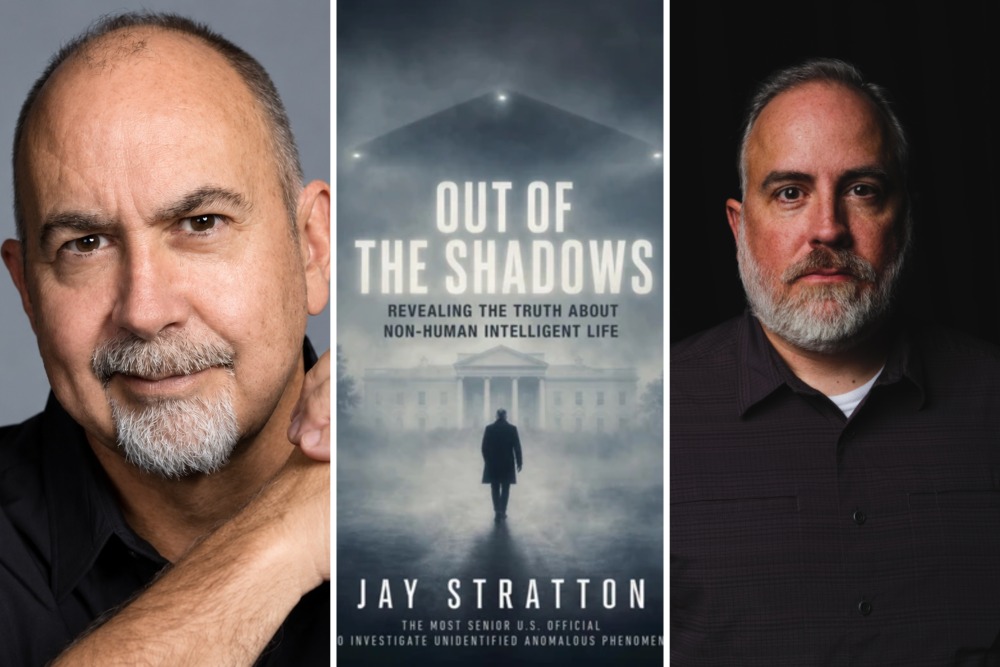 Image from linked report: Terence Winter, Dan Farah Team to Develop Series Based on UAP Memoir ‘Out of the Shadows’