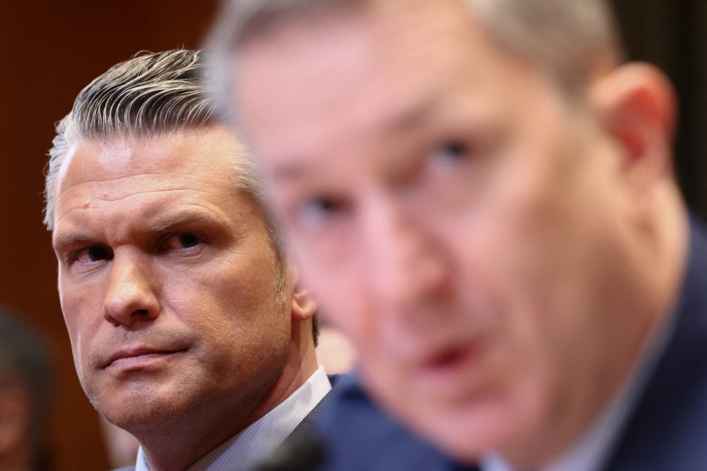 Source-feed image associated with WATCH LIVE: Hegseth, Caine testify on Trump's funding request as Iran war reignites