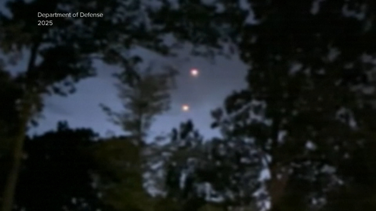 Source-feed image associated with New UFO files describe spinning discs, glowing orbs and one object shaped like a potato
