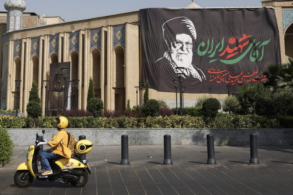 Source-feed image associated with U.S. strikes Iran over latest ship attack and Tehran responds by hitting Arab states