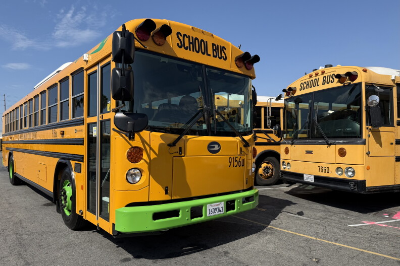 Source-feed image associated with More LAUSD students are riding the bus to school. Here’s why ICE raids boosted ridership