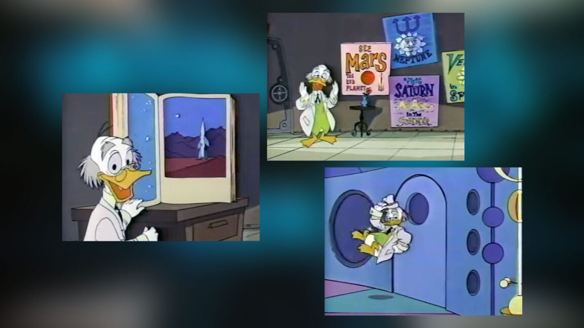 Image from linked report: Donald Duck's uncle was partly based on Wernher von Braun
