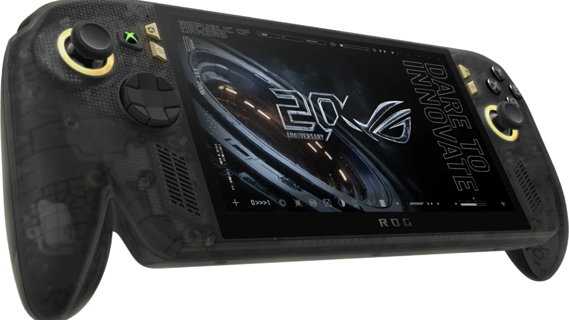 Source-feed image associated with ROG Xbox Ally X20 adds OLED screen, control upgrades