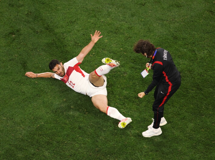 Source-feed image associated with Turkey beats US 3-2 with last-gasp goal as Americans look ahead to World Cup knockout stage