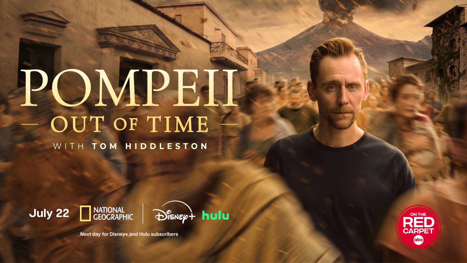 Source-feed image associated with National Geographic drops trailer for 'Pompeii: Out of Time with Tom Hiddleston'