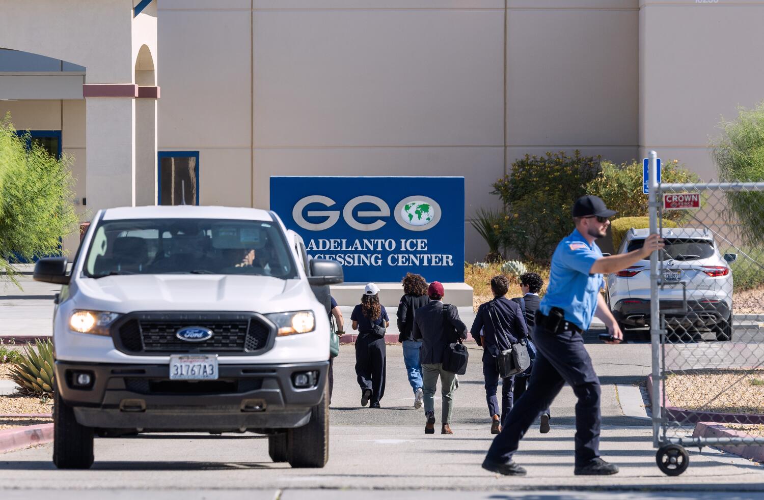 Source-feed image associated with Federal judge orders sweeping changes at Adelanto ICE detention center