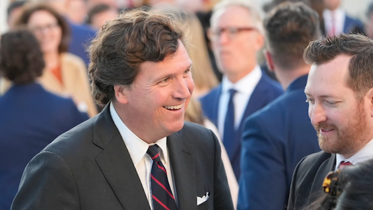 Source-feed image associated with Tucker Carlson says he'll no longer support the Republican Party