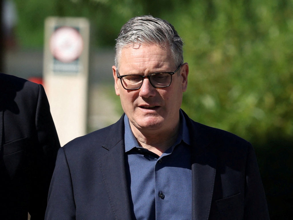 Source-feed image associated with News Wrap: UK's Starmer says he will not 'walk away' amid threat to leadership