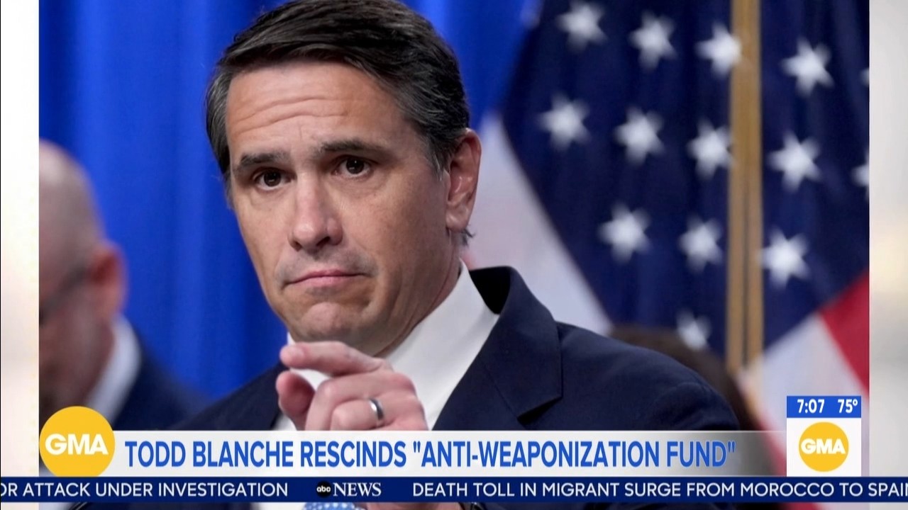 Source-feed image associated with Key Republicans say they'll support Blanche for AG after he rescinds 'Anti-Weaponization Fund'