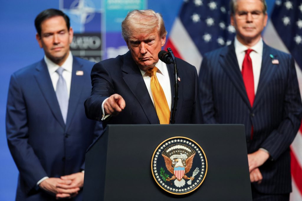 Source-feed image associated with Trump says ceasefire is 'over' as U.S. launches more strikes on Iran