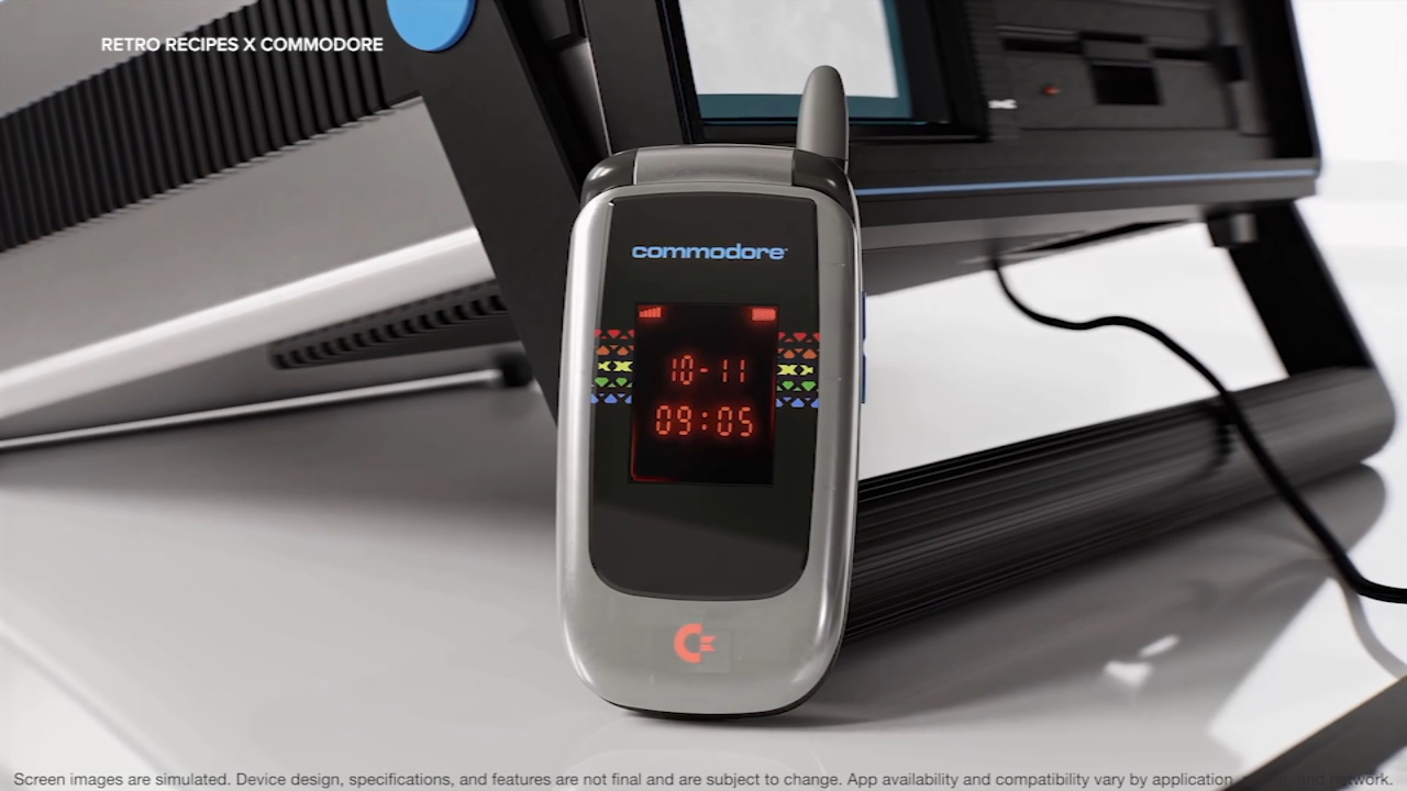 Source-feed image associated with Makers of Commodore 64 releasing new flip phone designed to discourage doom scrolling