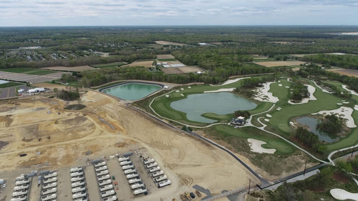 Image from linked report: New Jersey fines data center $1.1M after drone pics expose 62 gas generators