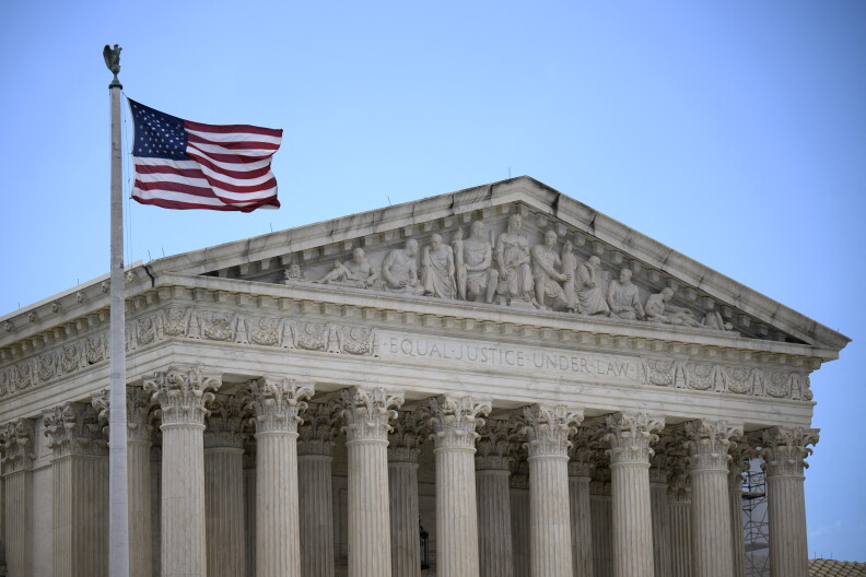 Source-feed image associated with Supreme Court says US can turn away asylum-seekers at the border