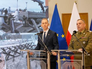 Source-feed image associated with US is interested in a Polish offer for a permanent US military base, Polish official says