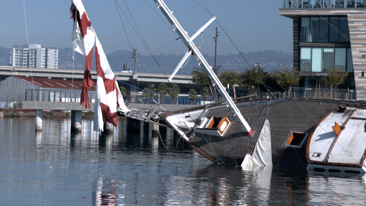 Source-feed image associated with Progress made in clearing illegal boats from Oakland Estuary