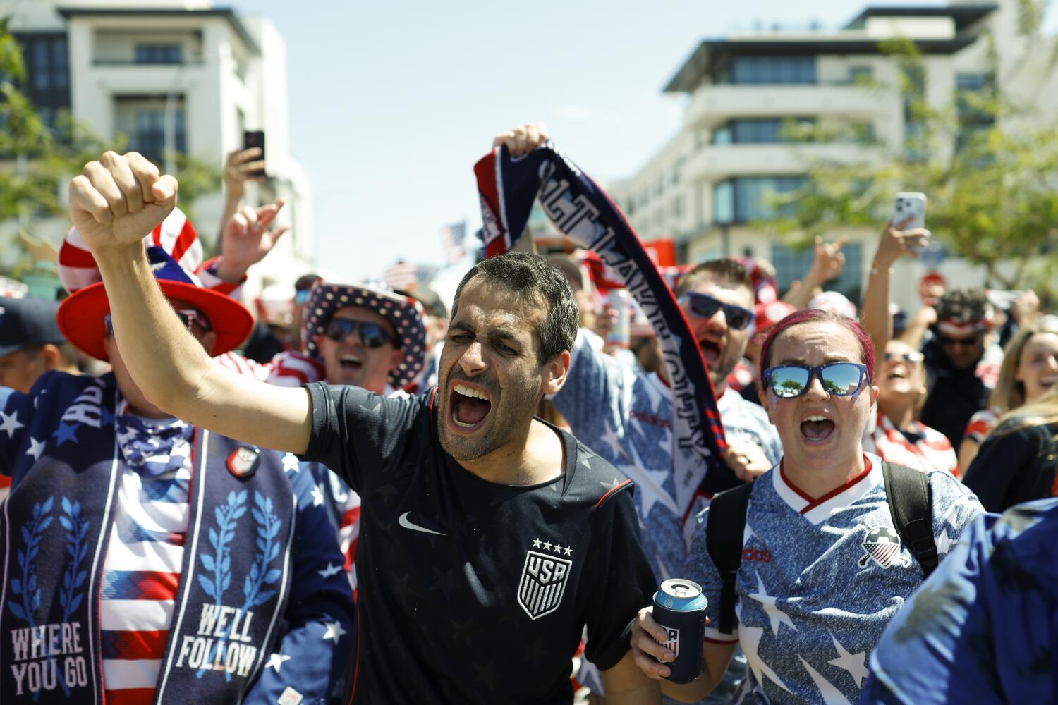 Source-feed image associated with Column: These visitors' viral World Cup videos are showing what really makes America great
