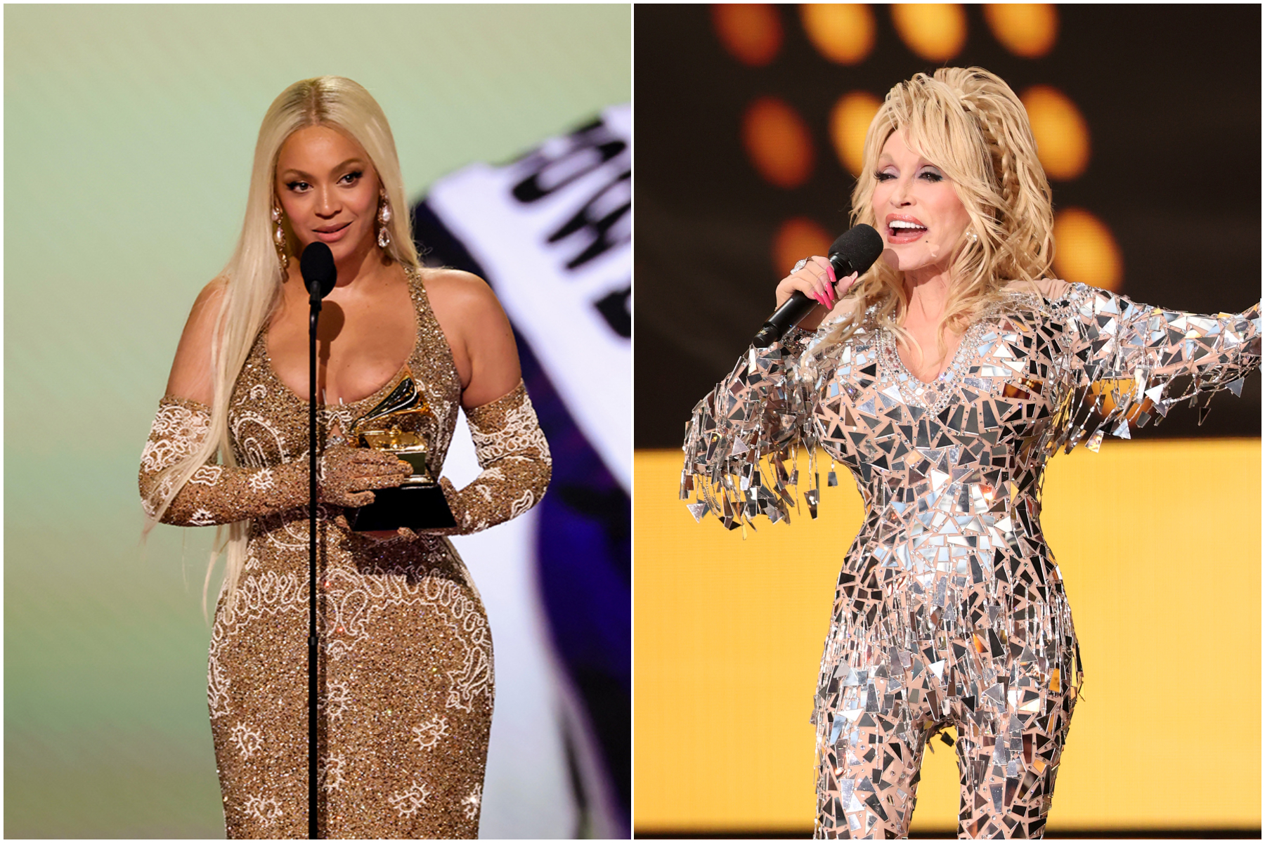 Source-feed image associated with Beyoncé Pays Tribute to Dolly Parton: ‘You Were the Barometer’