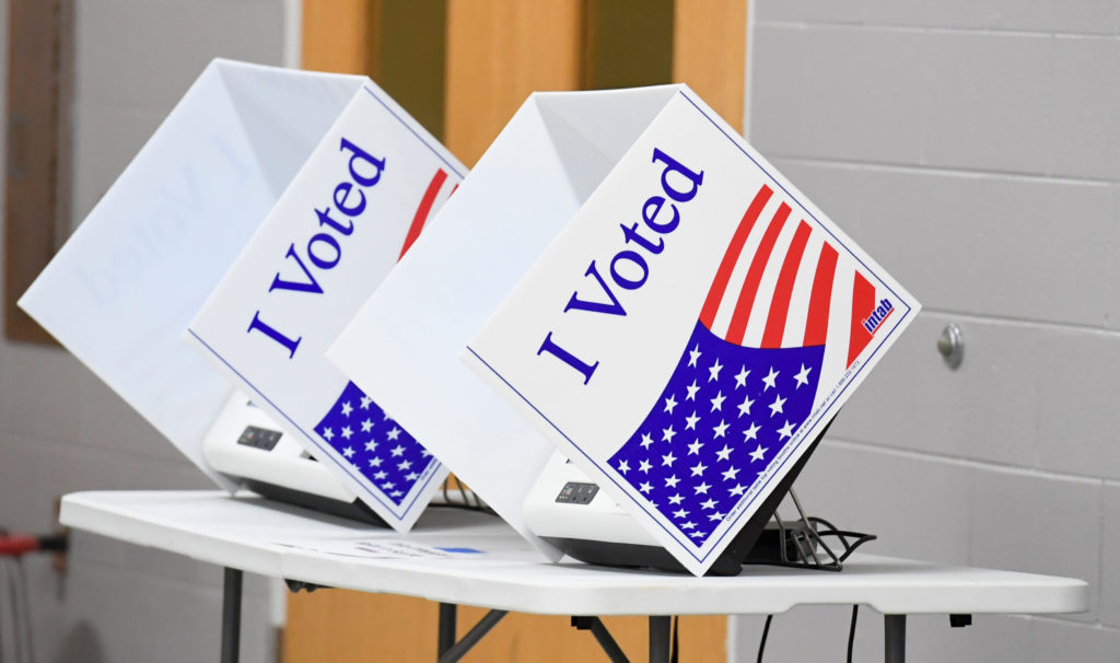 Source-feed image associated with State voting officials join CISA security call with election 85 days away