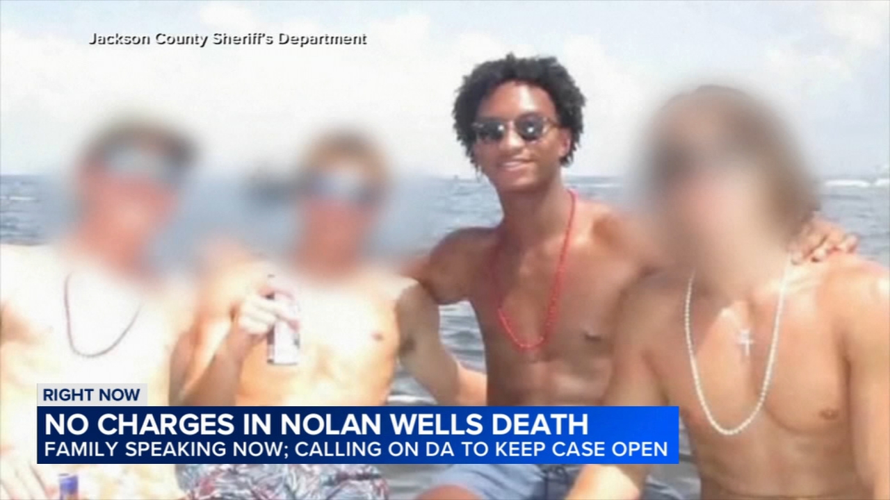 Image from linked report: Nolan Wells' parents make plea for justice after no charges filed in his death