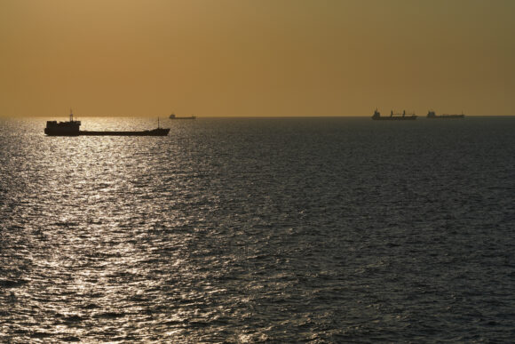 Source-feed image associated with Japan-Linked Ships Escaping Hormuz in Convoy Through Iran Route