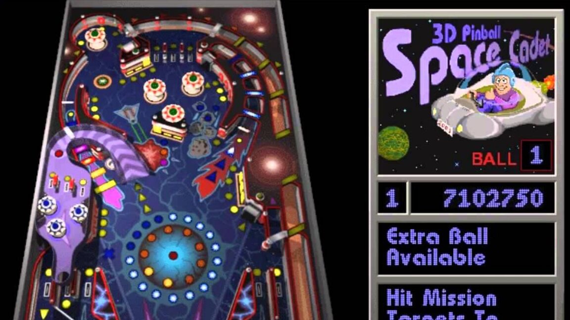 Source-feed image associated with Windows' classic 3D Space Cadet pinball is getting a physical re-creation