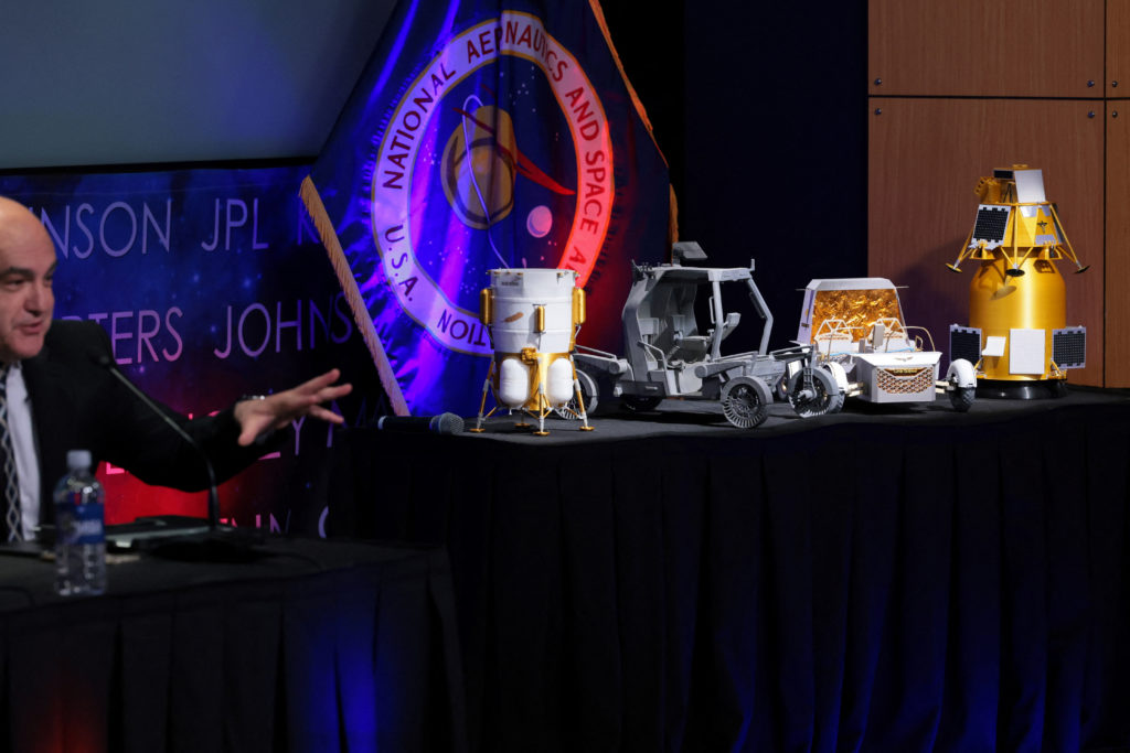 Source-feed image associated with WATCH: NASA shares plans to construct moon base
