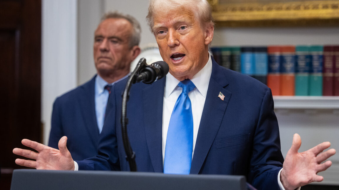 Source-feed image associated with Trump wants Big Pharma to split MMR vaccine; Big Pharma thinks it's idiotic