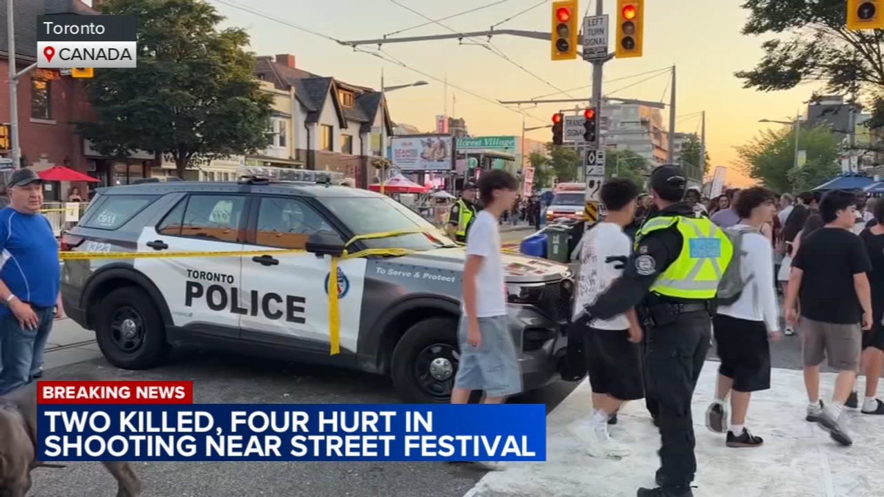 Source-feed image associated with Shooting near Toronto street festival kills 2 people, wounds 4, police say