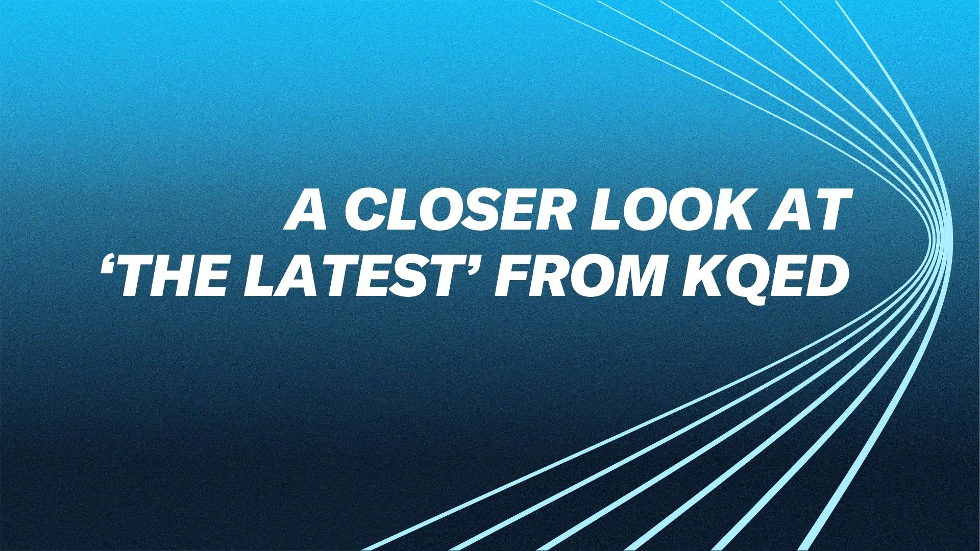 Source-feed image associated with KQED Innovates on the Daily News Podcast