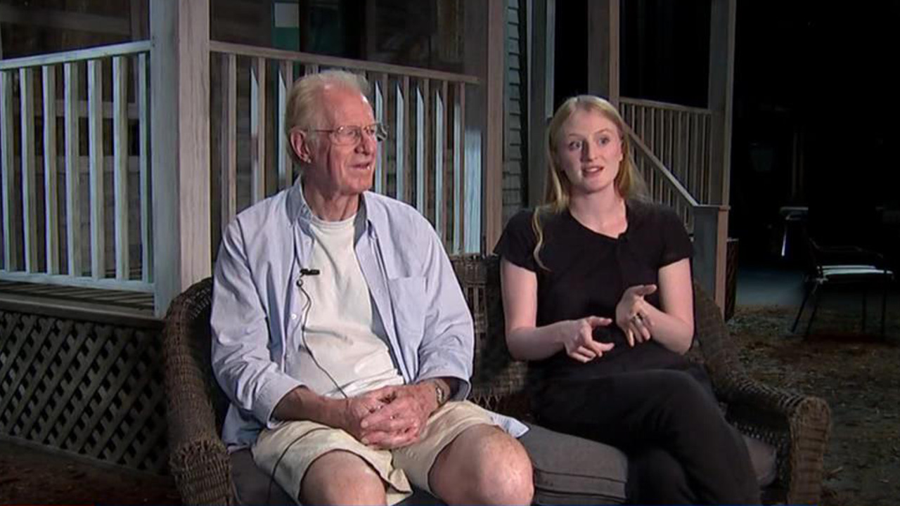 Source-feed image associated with Ed Begley Jr. and daughter take stage for charity event benefitting the Michael J. Fox Foundation